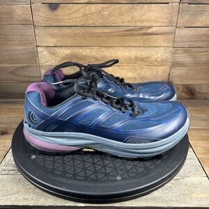 Topo Ultraventure Women’s Size 7 Vibram Running Shoes Blue Black Athletic
